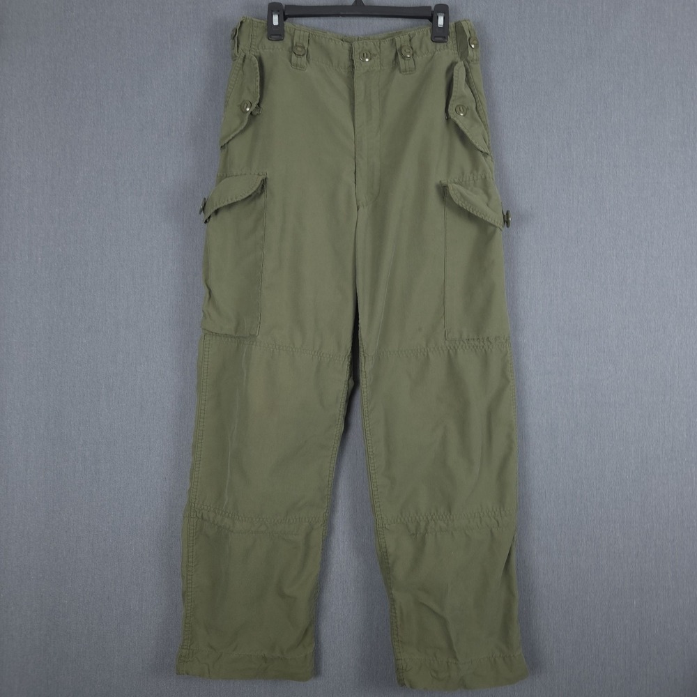 Canadian Forces Military‎ Cargo Pants Mens (Fits 30x30) Green Lightweight 1998
